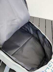 时尚纯色大容量女士背包，适合中学生和大学生的校园返校书包，轻便休闲户外旅行度假背包，多功能拉链开合日常通勤办公室背包