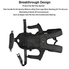 Sac à dos de transport pour animaux de compagnie pour chat et chiens, sac de transport frontal pour animaux, convient pour les petits et moyens chiens, bouledogues et chiots