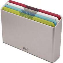 Joseph Joseph Folio Icon 4piece Nonslip Colourcoded Chopping Board Set With Storage Case Large Multicolor