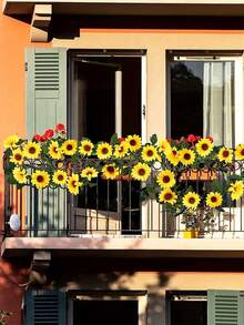 3 件 240 厘米人造向日葵花环丝绸向日葵藤蔓人造花带绿叶，婚礼拱门装饰，婚礼楼梯装饰，婚礼窗帘装饰，生日派对气球装饰，圣诞树装饰，日常家居门装饰，乡村婚礼桌面人造向日葵装饰