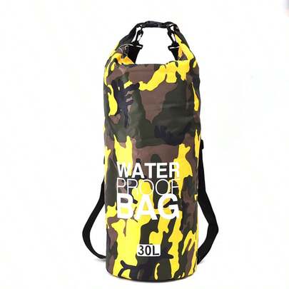 30L Camouflage Floating Dry Bag, Waterproof Dry Bag Backpack With Roll Top To Keep Gear Dry, Suitable For Kayaking, Rafting, Boating, Swimming, Camping, Hiking, Beach, Fishing