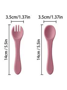 Bộ 2 cái/bộ tùy chỉnh tên bằng silicon cho bé thìa nĩa di động cho bé đồ dùng cho bé màu trơn đồ dùng cho bé tùy chỉnh đồ dùng cho bé đồ trang trí tiệc mừng em bé quà tặng gia đình quà tặng đêm đông trở lại trường ý tưởng quà tặng mùa đông bé trai bé gái ngày lễ tình nhân, đa chức năng, trang trí, chữ cái, phong cách, gọn gàng, hiện đại, đầy màu sắc, dễ thương, đáng yêu, giản dị, tùy chỉnh, cá nhân hóa, độc đáo, tùy chỉnh, quà tặng cho bé, quà tặng lý tưởng cho anh ấy, quà tặng lý tưởng cho cô ấy, con trai, con gái, đồ dùng cho trẻ em tùy chỉnh, không khí ấm áp - Nhiều màu - Xem 6