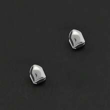 Klassische glänzende goldene Zähne Grillz, personalisierte Hip-Hop Rap Zahn-Accessoires, Alltag/Party/Feiertag Requisite