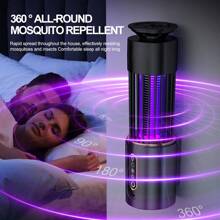 Powerful Electric Mosquito Killer, Efficient Indoor Mosquito Killer, Dual-Purpose Night Light And Mosquito Killer, Portable Electric Mosquito Killer, Mosquito Trap, Purple Light, Can Be Hung Or Placed On The Table, Suitable For Home Use And Outdoor Activities, USB Powered