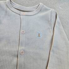 Children's Cardigan Coat Baby, 10 Plain Colors Unisex, RN To G, Kiko Baby - 駝色 - 查看 2