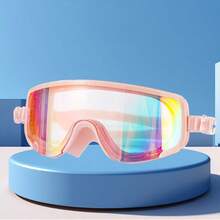 Swim Goggles, Frameless Wide-Angle Swim Goggles, Anti-Fog Anti-UV Waterproof Adult Unisex - Multicolor - View 6