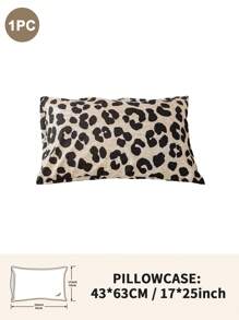 1pc/2pcs/4pcs Leopard Print Pillowcase (Pillow Insert Not Included), Soft & Comfortable, Suitable For All Seasons - Multicolor - View 34