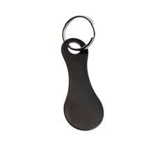 Set de 3 llaveros con ficha de carrito de la compra portátil y resistente, llavero de metal de acero inoxidable, accesorio útil para el uso diario