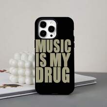 Love Music Two-In-One Film Case - Durable, Shock-Absorbing, And  Protection - For IPhone 16, 15, 14, 13, 12, 11, Plus, Pro, Max, Perfect Birthday Gift For Friends - trắng - Xem 3