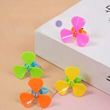 Bague moulinet pour enfants, bagues en plastique de dessin animé mignon de princesse, jouet de bijoux pour filles
