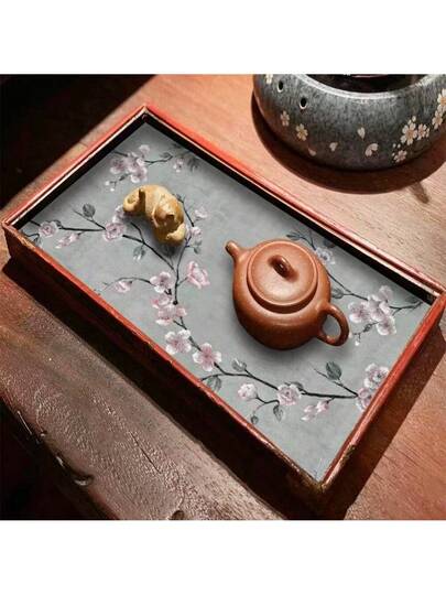 Roll Of Roze Bloemen Wallpaper Plum Blossom Self Adhesive Vinyl Peel Off Contact Paper Bedroom Living Room Wand Home ation Stickers Kitchen Countertop Cabinet Door Furniture Renovation Hoes Film DIY Easy Installation Removable 17.7in*393.7/196.8/118.1/39.3in view 6