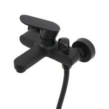 YUNRUX Black Bathtub Faucet Shower Set Bathtub Waterfall Faucet Mixer Tap