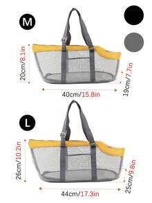 1pc Breathable Mesh Pet Backpack, Cat Carrier Backpack, Fashionable & Minimalist Small Pet Carrier Backpack - Multicolor - View 7