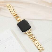 1 peça Pulseira de Reposição Metálica Compatível 38mm/40mm/41mm/42mm/44mm/45mm/49mm/46mm para , Pulseira com Estilo de Joias Brilhante Adequada para Séries 9/8/7/6/5/4/3/2/1, Mulheres