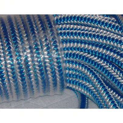 Arborist 12 Strand Polyester Climbing Rope 1/2x150 Ft Blue/White Blue Ox Rope