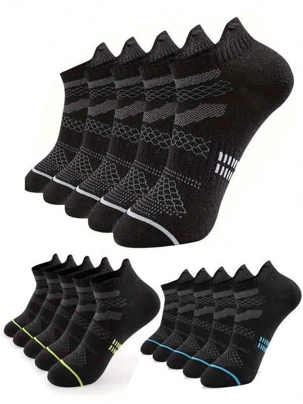 3 Pairs Boys Elastic Athletic Socks, Versatile Shallow Mouth Sports Socks For Youth, Outdoor Moisture-Wicking Breathable Suitable For Teens Over 10 Years Old, Daily Wear