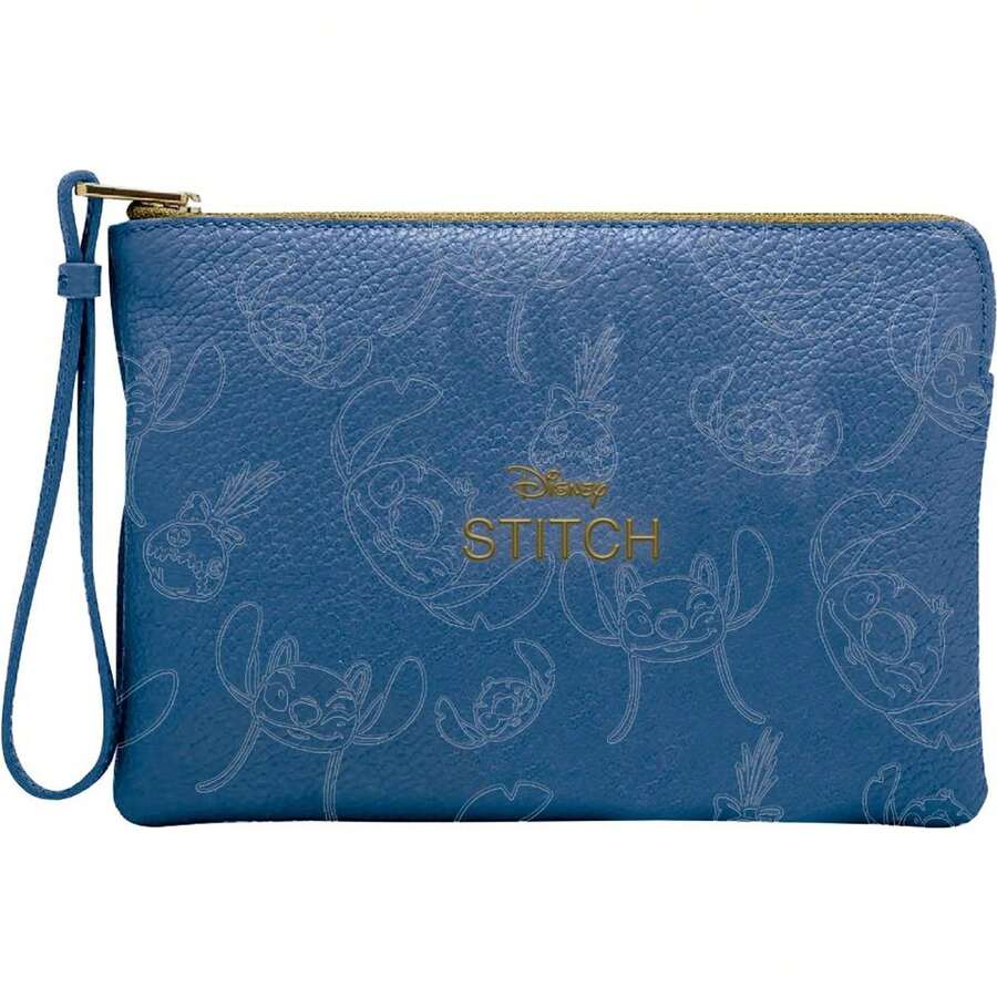 Lilo Y Stitch Stitch Travel Toiletry Bag For Boys And Girls - Perfect Children's Travel Set For Storing Hygiene Items - Ideal For Getaways, Vacations, Daycare Or School - Compact Toiletry Bag With Fun Character Designs - Navy Blue - View 1