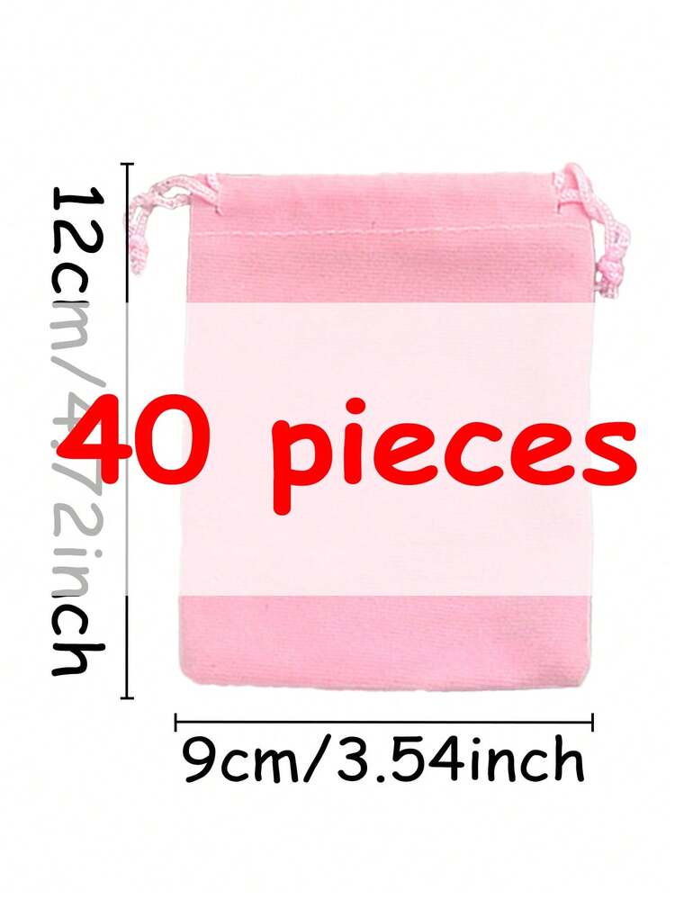 Personalized Custom Velvet Bundle Pocket, Customized Text Jewelry Cosmetic Storage Bag, Drawstring Gift Packaging Bag Velvet Bag, Personalized Name Drawstring Bag, Named Velvet Bag, Customized Drawstring Bag, Coin Bag, Personalized Jewelry Bag, Crystal Bag - Multicolor - View 28