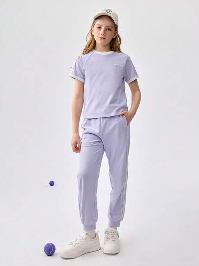 Balabala Girls Two Pieces Sports Set, Summer Outfit For Tween Girl, 2025 New Arrival