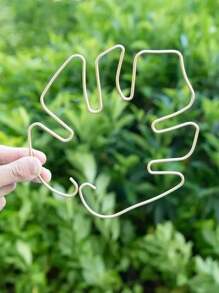 Plant Stem Support, Reusable Metal Climbing Plant Stems Support Stake,Durable Monstera Stabilizer Grapple Holder, Unique Design For Climbing Plants, Turtle Shell Bamboo Clamp Set, Ideal Plant Support For Thriving Growth