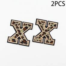 (A-Z) Leopard Letter Patches On Chenille Iron, Alphabet Patches On Alphabet Embroidered Clothing, Dresses, Hats, Jeans, Shoe Bags, DIY Supplies, Leopard,Grandma Mother's Day Gift,Mother's Day