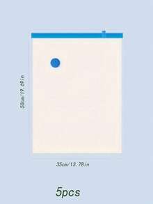 1/2/3/5 pezzi Sacchetti per il sottovuoto salvaspazio con 1 pompa manuale - Riutilizzabili, borse da viaggio in plastica portatili, sacchetti per conservare i vestiti, sacchetti per il sottovuoto in PET, semplici sacchetti per la compressione sottovuoto trasparenti per uso domestico per vestiti, coperte, camicie, organizzatore salvaspazio per casa, dormitorio, armadio, camera da letto, bagno, decorazioni. Sacchetti per la scuola, accessori scolastici, roba scolastica