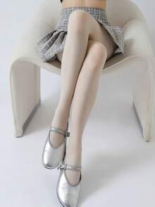 1双女士薄荷绿色透明连裤袜 - 薄荷綠 - 查看 3