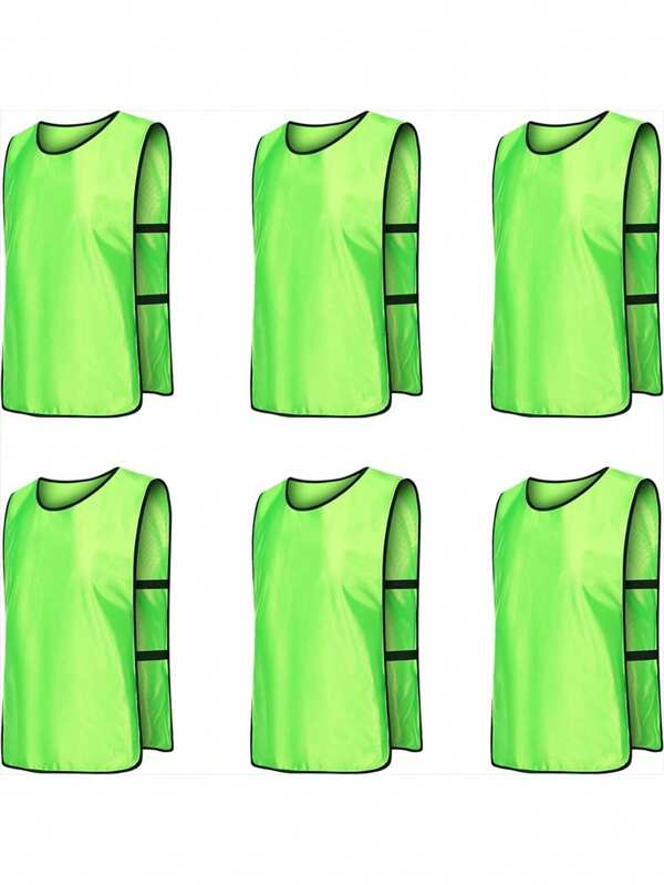 4 Packs Basketball Soccer Training Vest Racing Suit Team Clothes Expansion Sports Clothes Advertising Vest Number Suitable For Adults/Football Bib/Scrimmage Vest