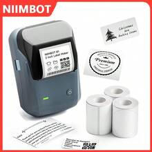 Niimbot B1 迷你便携式热敏打印机不干胶标签机口袋打印机标签机蓝牙 Niimbot B1 - Lake Blue - 查看 1