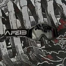 1 pieza Gafas de equitación para exteriores, Gafas anti-polvo para motocicleta y todoterreno, Gafas de esquí resistentes al viento, Gafas de protección ocular, Gafas anti-viento y arena - Multicolor - Ver 5