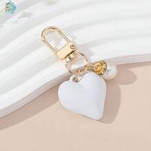 Heart-Shaped Decoration Pendant, Heart-Shaped Keychain, Birthday Gift, Bag Accessory, Christmas Gift, Valentine's Day Gift, Fashionable, Suitable For Teenage Girls, Women, College Students, Teachers, White-Collar Workers, Workplace Newcomers, Valentine's Day Car Accessories, School/College Style, Cute Goth Style, Y2K Style, Bag Lanyard With ID Holder, Car Accessories, Bag Pendant