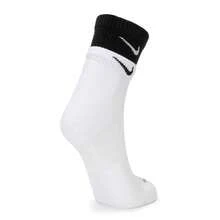 Nike Unisex Casual Cushioned Everyday Plus Sports Socks, DH4058 - Black/White - View 2