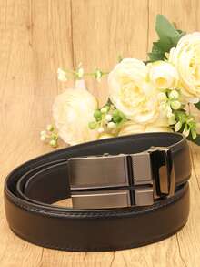 1 szt. męski pasek z automatyczną klamrą w kolorze czarnej kawy, modny pasek do garnituru biznesowego, pasek na wesele, prezent dla męża i ojca, pasek ze skóry PU w jednolitym kolorze, akcesoria na każdą porę roku, jesień i zimę, odpowiedni dla nastolatków, młodzieży, mężczyzn, na co dzień, na zewnątrz, do uprawiania sportu, na wakacje, na urodziny, na co dzień - Wielokolorowe - Zobacz 18