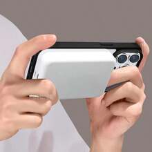 High Quality Anti-Fall Acrylic Business Black Case For IPhone 16 15 14 13 12 11 Pro Max Plus Magnetic Magsafe Clear Hard Cover - 灰色 - 查看 7