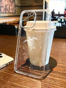 Highly Transparent Full Screen White Starry Sky Sea Turtle Painted Anti-Drop Clear Phone Case, Compatible With Iphone Series/ Series, Compatible With Xiaomi/Compatible With Redmi Waterproof Shockproof Scratch Resistant,International Version, Not The Domestic Version - Multicolor - View 2