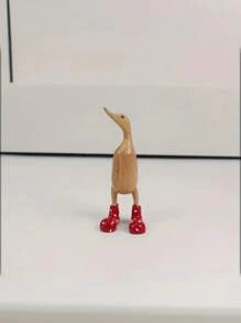 1 件现代树脂橡皮鸭 - 卡通收藏雕像，秋季家居装饰，用于花园装饰、花园配件、房间装饰、客厅装饰、家居装饰、工艺品用品。 - 彩色 - 查看 14