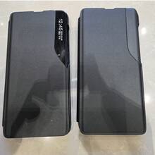 1 件全新奢华商务皮革手机壳，适用于三星 Galaxy S25Ultra S25Plus S25Edge S25 S24Ultra S24+ S24 S23Ultra S23Plus S23 A55 A56 A15 A16，全覆盖高品质防震保护壳，带智能部分窗口显示和支架设计