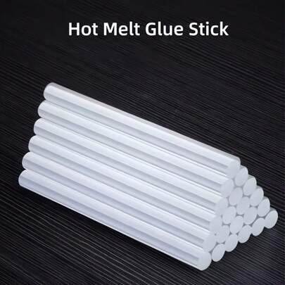 10 piezas/30 piezas/50 piezas/100 piezas Barras de pegamento termofusible transparentes, adhesivo para manualidades DIY, adecuado para pistola de pegamento, uso en oficina y hogar, barras de pegamento termofusible industrial