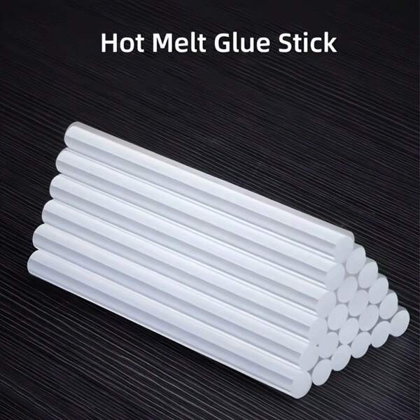10pcs/30pcs/50pcs/100pcs Hot Melt Glue Sticks, Transparent, DIY Handmade Adhesive, Suitable For Glue Gun, Office And Home Use, Industrial Hot Melt Glue Stick
