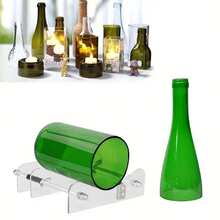 1 Set High-End Glass Bottle Cutter Tool, DIY Glass Cutting Tool For Beer And Wine Bottles, Craft - Transparent - View 7