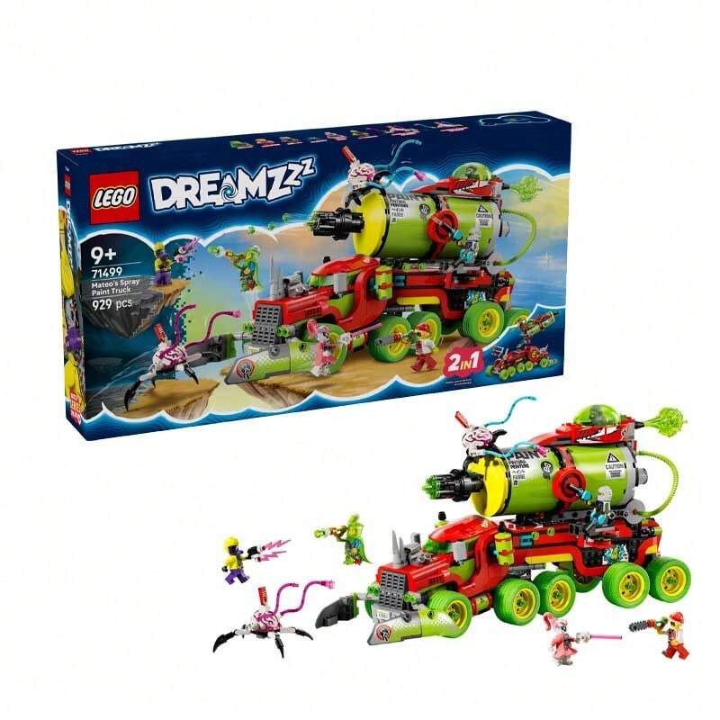 LEGO El camión pulverizador de pintura de Mario 71499 Cazador de Dreamland Lego, juguete de bloques de construcción ensamblado, regalo del Día de los Niños