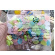 2025 Best-Selling New 50/100/200pcs Colorful Luminous Pebbles, Bright Glow Stones For Aquarium Landscaping/ Road Decoration Glowing Pebbles