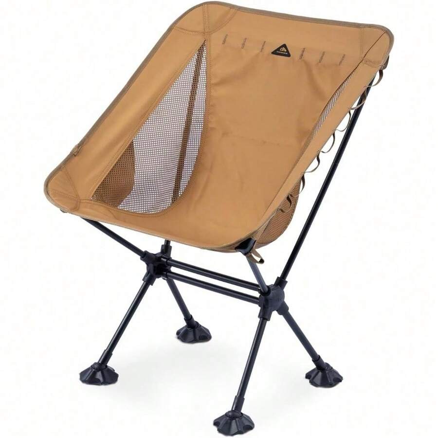 Folding Chairs - Brown Mesh-Tactical Version - View 1
