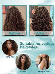 Cepillo definidor de rizos, cepillo para cabello rizado, cepillo de estilo para definir rizos, para peinar y dar forma a los rizos en todos los estilos de cabello para reducir el jalón, cepillo de cabello, peine, herramientas de cabello, productos y accesorios de cabello para barbería, salón de belleza y viaje