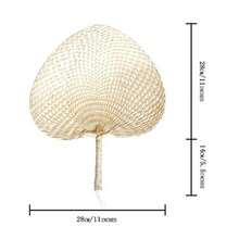 Handcrafted Rattan Decorative Fan Perfect For Parties Weddings Or Gifts For Women 1 Piece - 1 cái - Xem 4