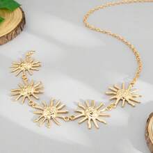 1pc Sexy Smiling Sun Decor Waist Chain For Women, Beach & Holiday Summer, School