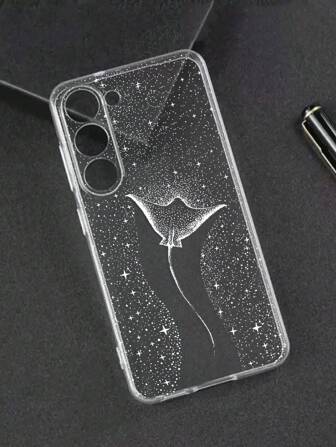 Precision Perforated High Transparency Bat Fish Starry Sky Spotted White Ocean Painted Anti-Drop Transparent Phone Case Compatible With IPhone 14, IPhone 14 Pro, IPhone 14 Pro Max, Stereoscopic IPhone 13, IPhone 13 Pro, IPhone 13 Pro Max, Cartoon IPhone 11, IPhone 11 Pro Max, Painted IPhone 12, IPhone 12 Pro, IPhone 12 Pro Max, Anti-Drop IPhone XR Cartoon IPhone 7/8, Suitable For IPhone 15, IPhone 15 Pro, IPhone 15 Pro Max, IPhone 16, IPhone 16 Pro, IPhone 16 Pro Max/Case, Series, Redmi Phone Case Protective Cover Waterproof Shockproof Scratch Resistant