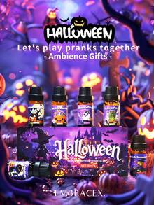 EMBRACEX. 10ml 萬聖節吸血鬼獵夜香氛，神秘紅寶石紅色，持久留香，適用於化裝舞會、萬聖節吸血鬼主題芳香療法，亦可用於製作萬聖節蠟燭、精油與家居裝飾 - Vampire Hunting Night - 查看 10