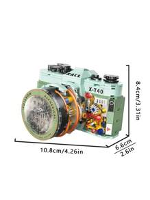 A Collection Of Adult Building Blocks: Vintage Cameras, Coffee Makers, Projectors, Phones - Perfect For Home Decor And Gifts! Step Into A World Of Creativity And Nostalgia With Our Unique Collection Of Adult Building Blocks. From Vintage Cameras To Coffee Makers, Each Carefully D
