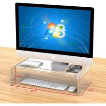 展示架 电脑增高架 电脑支架 显示器支架 增高架 办公电脑支架 键盘腕垫 显示器增高架 电脑增高支架 电脑底座 亚克力显示器支架 增高架 亚克力笔记本电脑支架